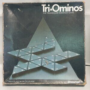 Tri-Ominos Triangular Domino Game Pressman